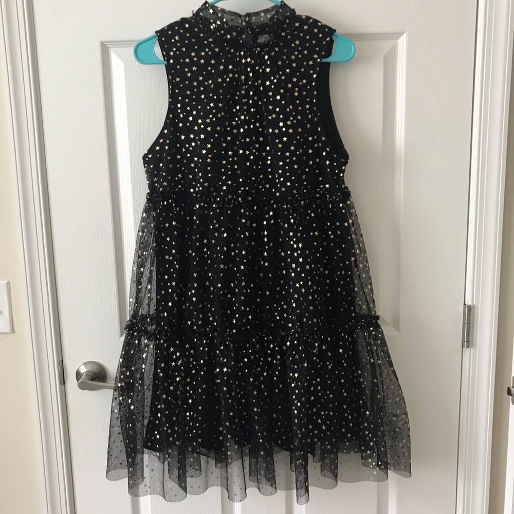 Gold Star Tulle Dress 🌟